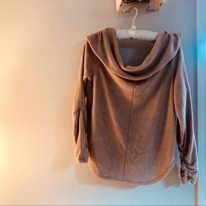 Free people off the shoulder sweater